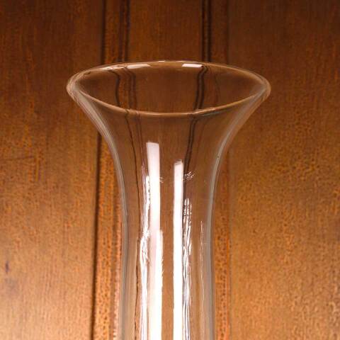 #54076 Vintage Tall Hand Blown Glass Vase image 4