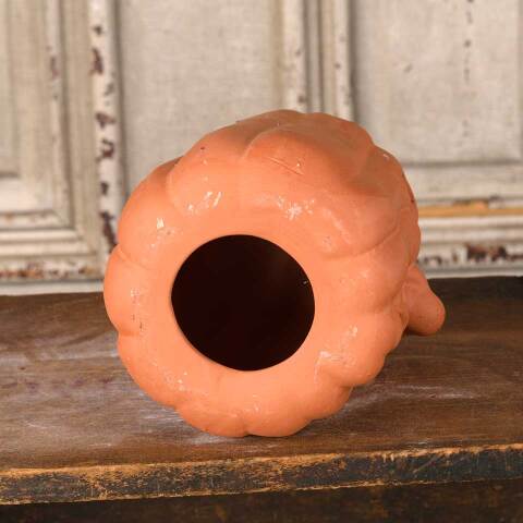 #54091 Terra Cotta Halloween Pumpkin Ornament image 6
