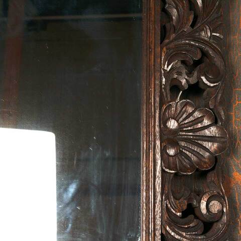 #54125 24x32 Ornate Carved Wood Wall Mirror image 4