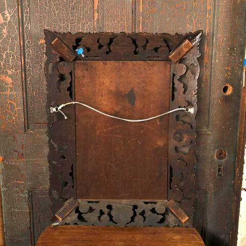 #54125 24x32 Ornate Carved Wood Wall Mirror image 8