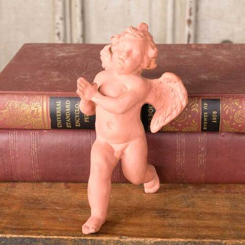 #54146 Terra Cotta Cherub Ornament image 2
