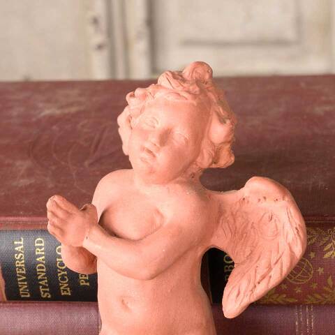 #54146 Terra Cotta Cherub Ornament image 3