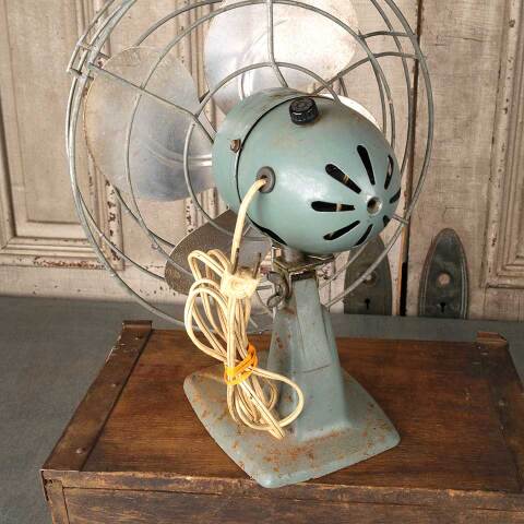#54210 Antique Art Deco Oscillating Desk Fan image 7