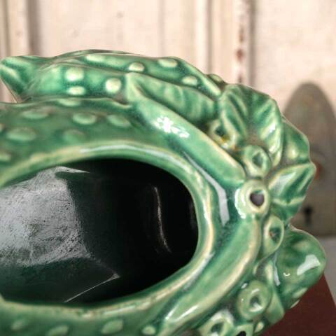 #54332 Vintage Ceramic Frog Planter image 8