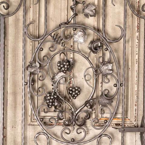 #54678 34x80 Wrought Iron Wine Cellar Gate Door image 3