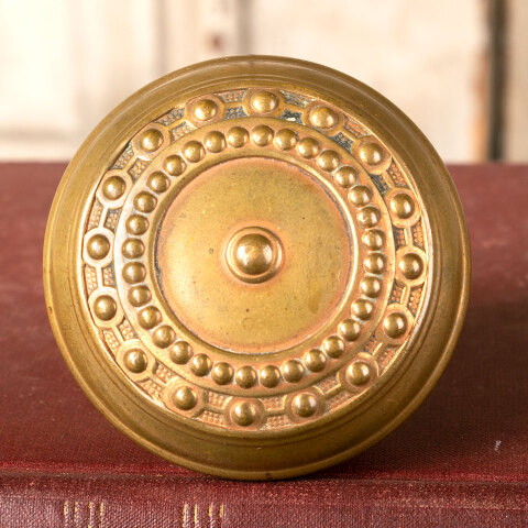 #898 Antique Corbin Single Bronze Doorknob image 3