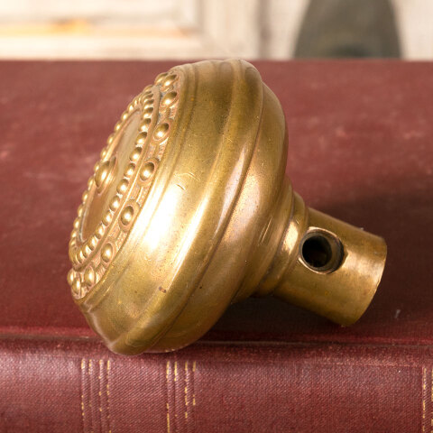 #898 Antique Corbin Single Bronze Doorknob image 4